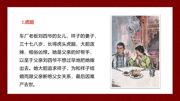 夕阳下的骆驼《骆驼祥子》PPT课件模板