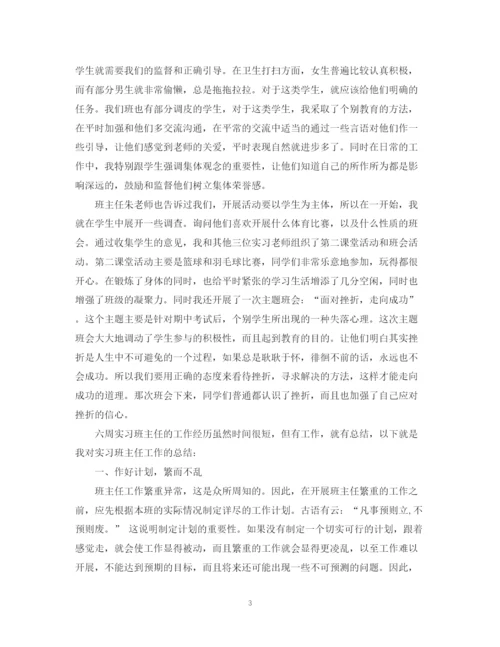 精编之实习班主任工作总结范文22.docx