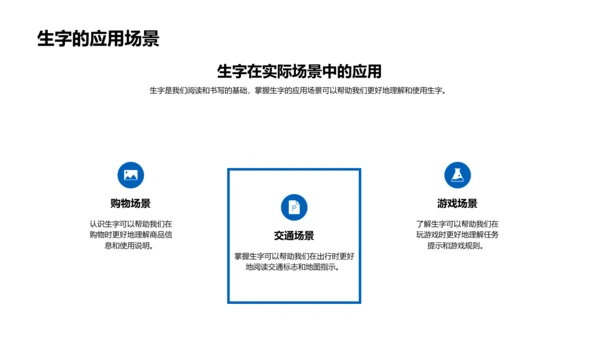 游戏化生字教学PPT模板