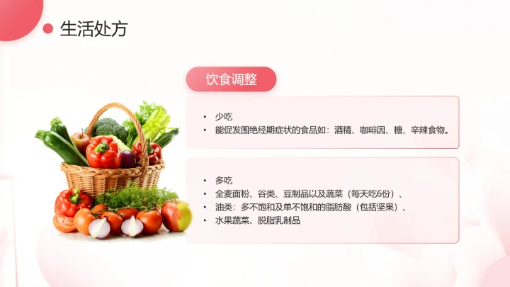 妇女更年期主题宣传科普温柔对待更年期PPT