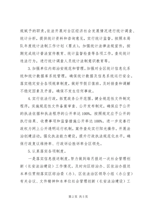 统计机关社会管理法治建设工作计划.docx