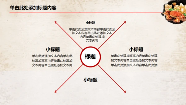 中国风大闸蟹养殖美食餐饮宣传通用PPT模板