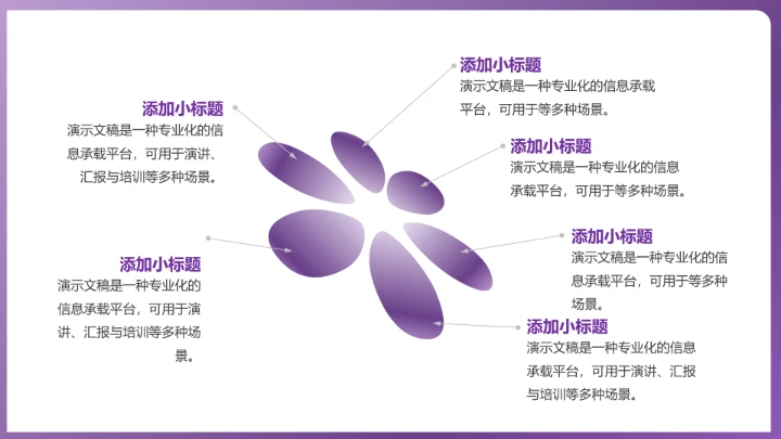 紫色个性朋克工作总结汇报PPT模板