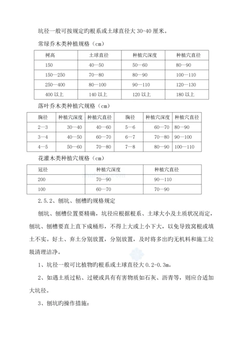 边坡绿化工程组织设计.docx