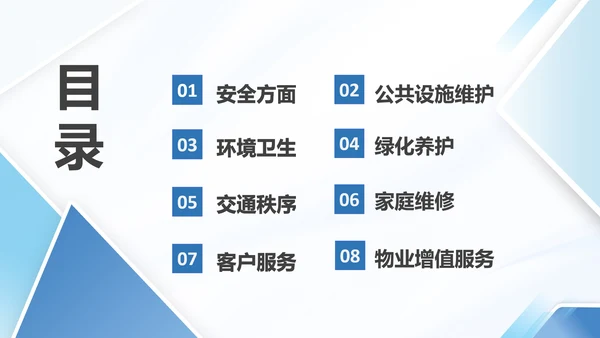 小区物业品质提升方案PPT模板