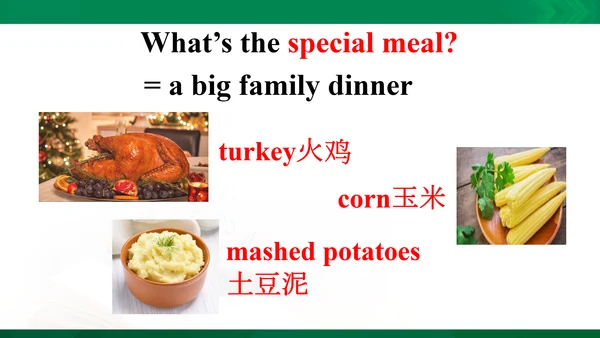 Module 4 Unit 1 Thanksgiving is my favourite festi