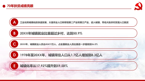 精准扶贫脱贫攻坚战共建小康社会PPT模板