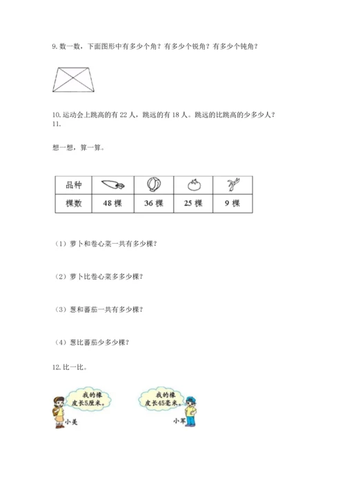 小学二年级上册数学应用题100道精品（历年真题）.docx