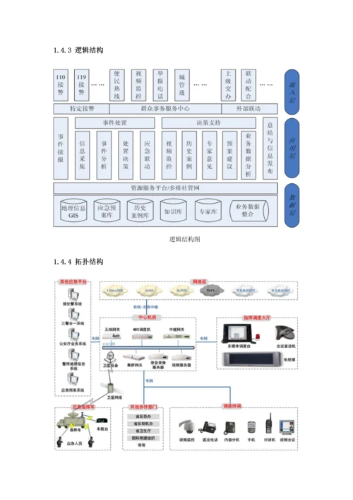 应急指挥系统建设专业方案.docx