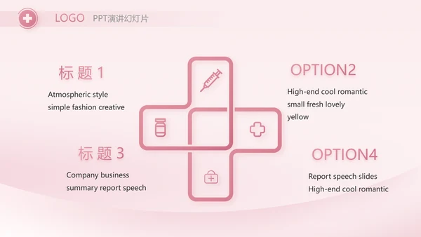粉色医疗护士护理工作汇报动态PPT