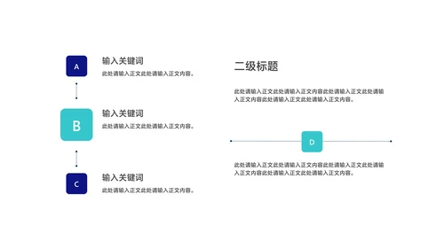 深蓝商务科技风工作总结项目分析报告PPT模板