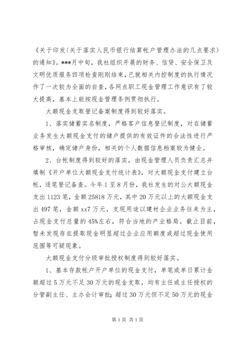 资金管理自查报告 (2).docx