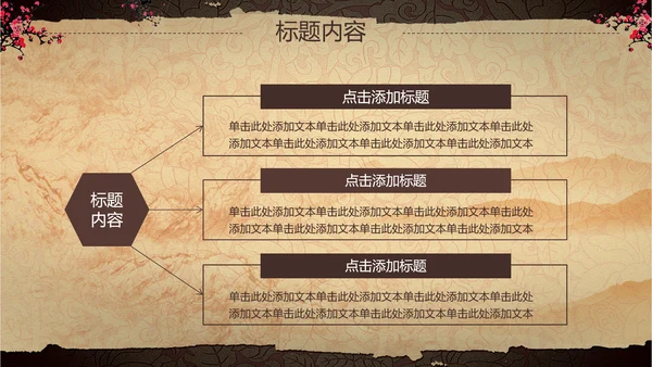 古典复古中国风兵马俑ppt动态模板