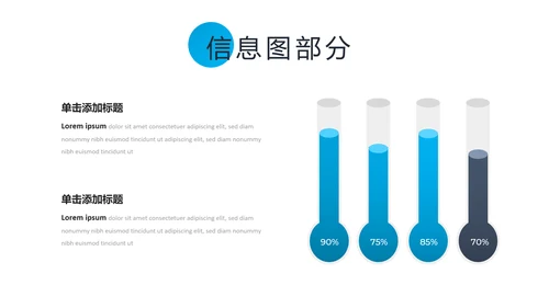 蓝色现代风简洁设计公司简介商务PPT模板