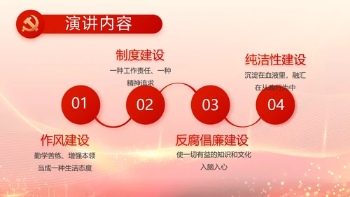 中国共产党人物优秀人物介绍PPT动态模板