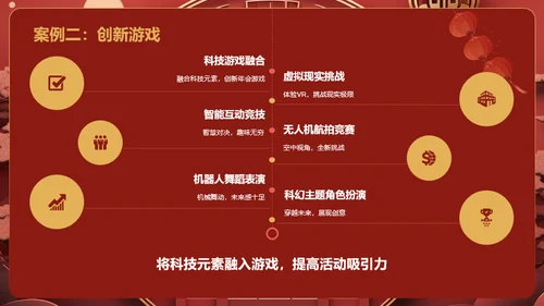 红色国潮风年会游戏策划PPT