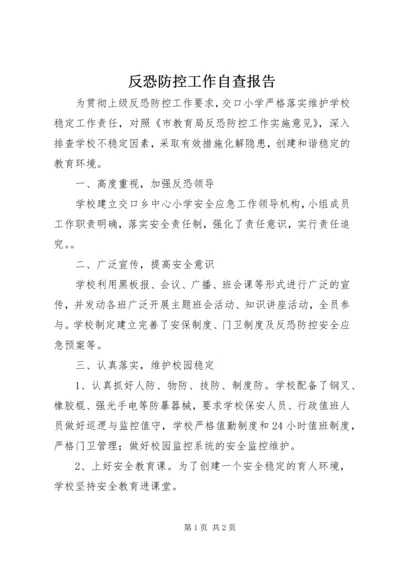 反恐防控工作自查报告.docx