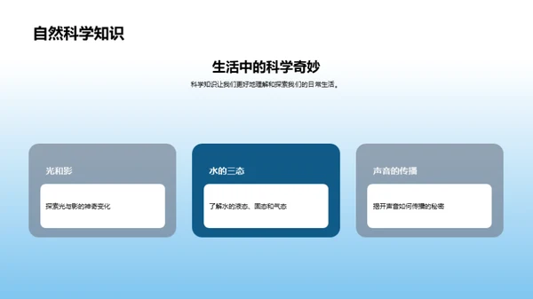 探索自然科学之旅