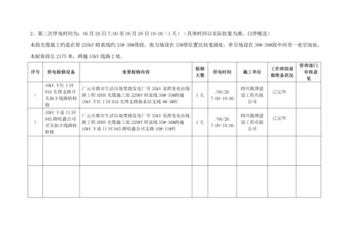 ADSS光缆综合施工专题方案最终版.docx