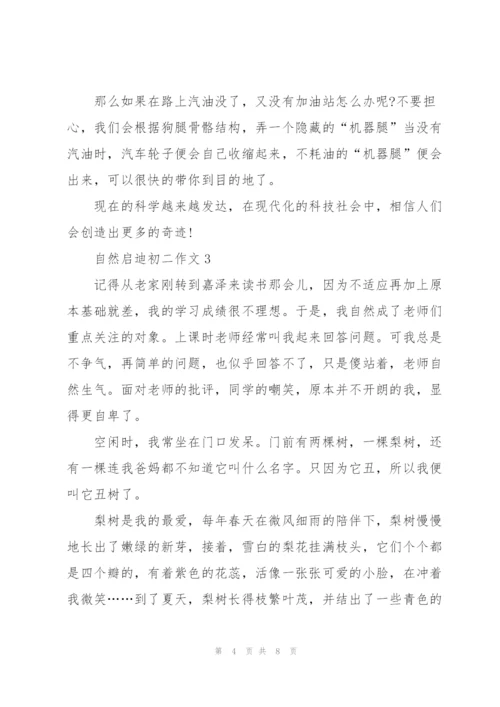 自然启迪初二作文5篇.docx