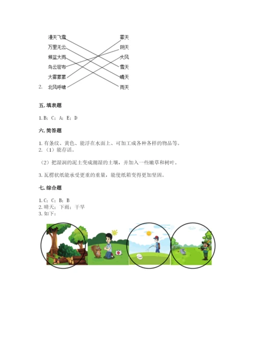 教科版小学二年级上册科学期末测试卷【突破训练】.docx