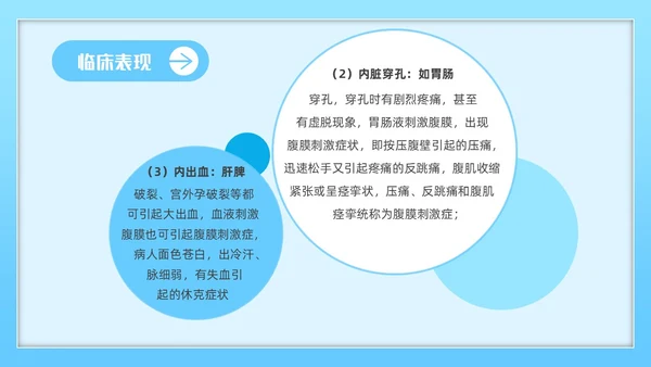 蓝色简约插画风急腹症护理医务工作者培训PPT课件