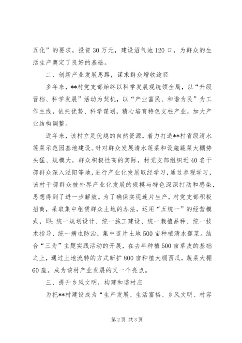 村党支部先进材料 (2).docx