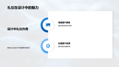 商务礼仪在设计中的运用PPT模板