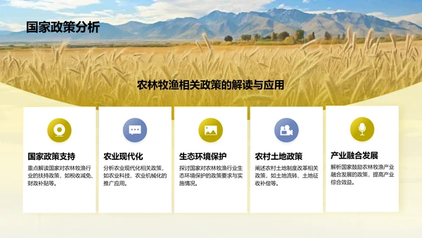 黄色摄影风乡村振兴PPT模板