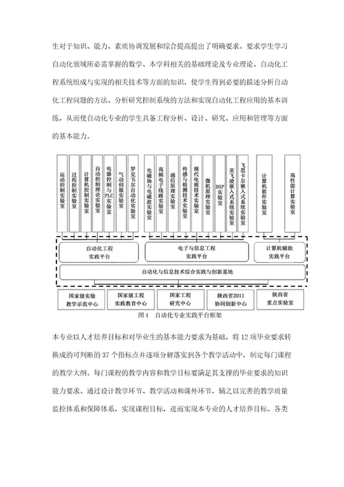 地方院校自动化专业工程教育改革的探索与实践