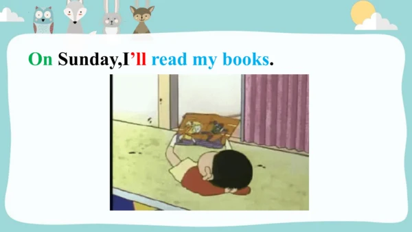 Module5Unit2 On Monday,I'll go swimming.课件(共35张PPT