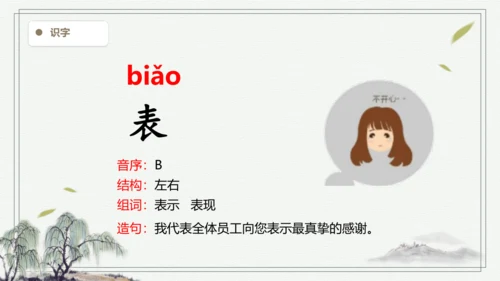【2024秋季学期教材】语文二上24.  风娃娃   生字识记课件