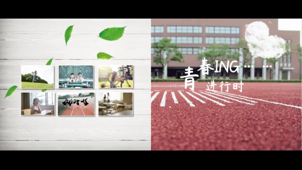 致青春同学情大学毕业通用PPT模板