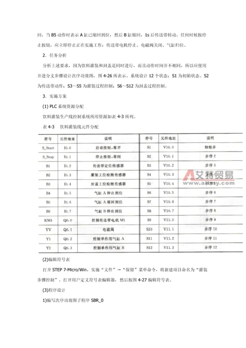 基于SPLC的饮料灌装线控制新版专业系统设计.docx