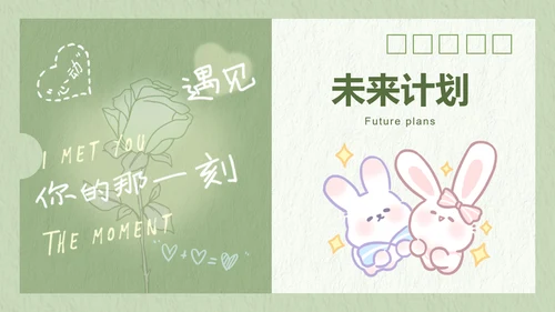 兔崽子绿色卡通风学习总结