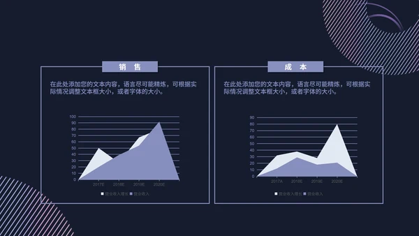 黑色几何风商务工作总结汇报PPT模板