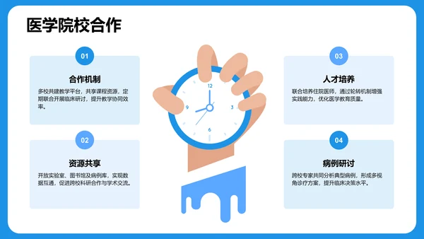 蓝色3D风典型病例讨论PPT