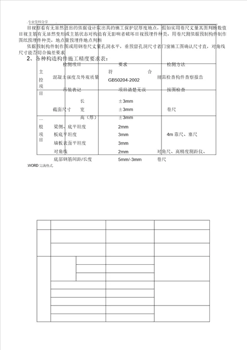 装配式叠合板安装施工设计实施方案