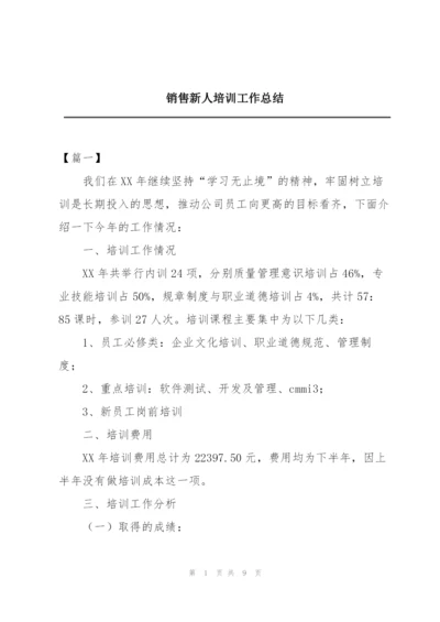 销售新人培训工作总结.docx