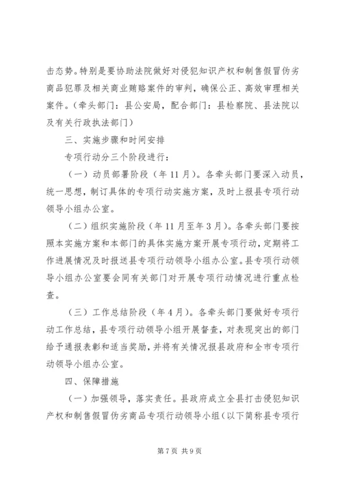 自治县假冒伪劣商品整顿方案.docx