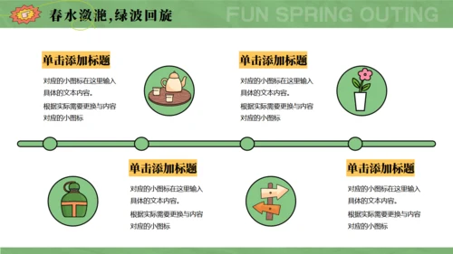 趣春游，春季主题通用PPT模板