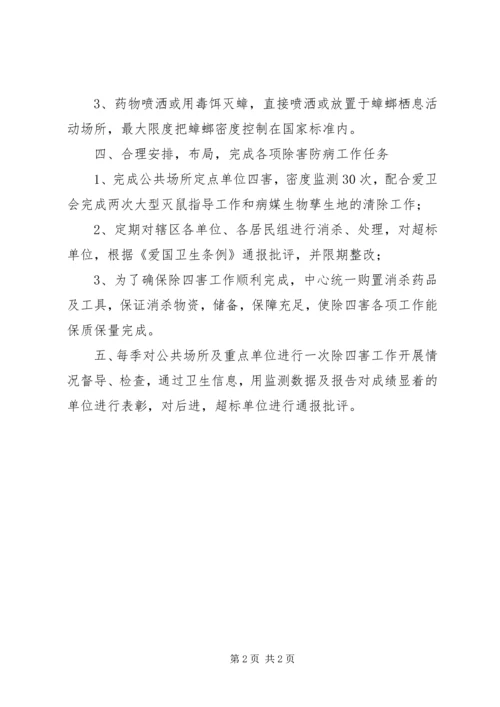 村委会除四害工作计划.docx