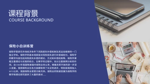 金融保险学院产品介绍通用PPT模板