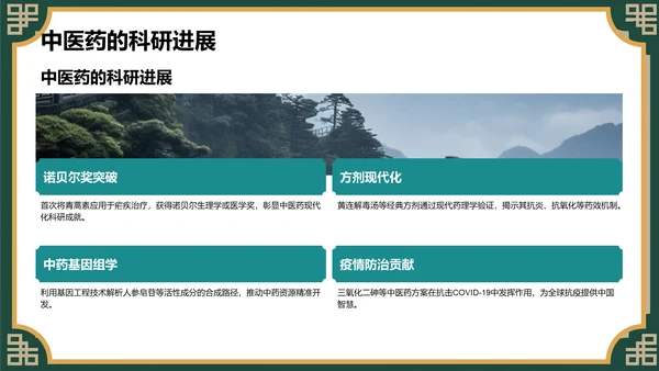 中医药基础知识介绍PPT模板