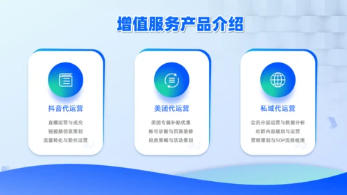 蓝绿渐变科技风科技公司文化介绍通用PPT模板
