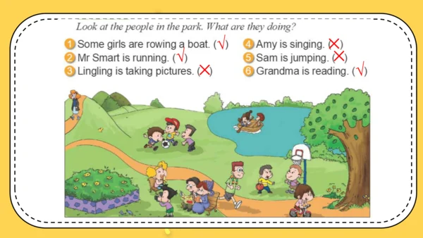Module 3 Unit 2 What's the elephant doing? 课件(共37张