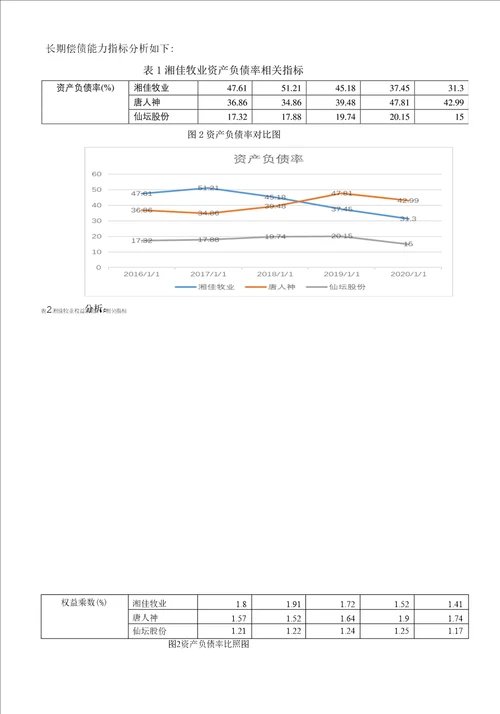 湖南湘佳牧业股份有限公司财务分析