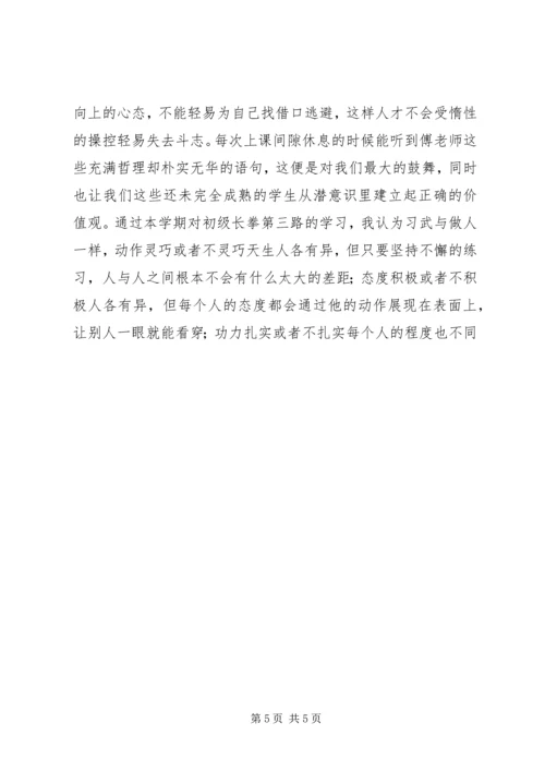 长拳的特点及个人学习心得.docx