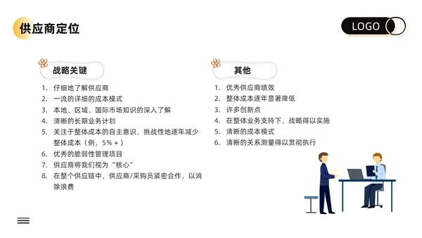 黄色卡通供应商关系管理培训PPT模板宣传PPT动态PPT
