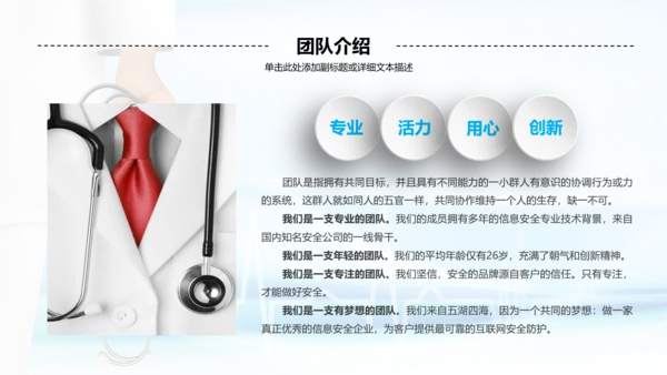微立体医疗汇报动态PPT